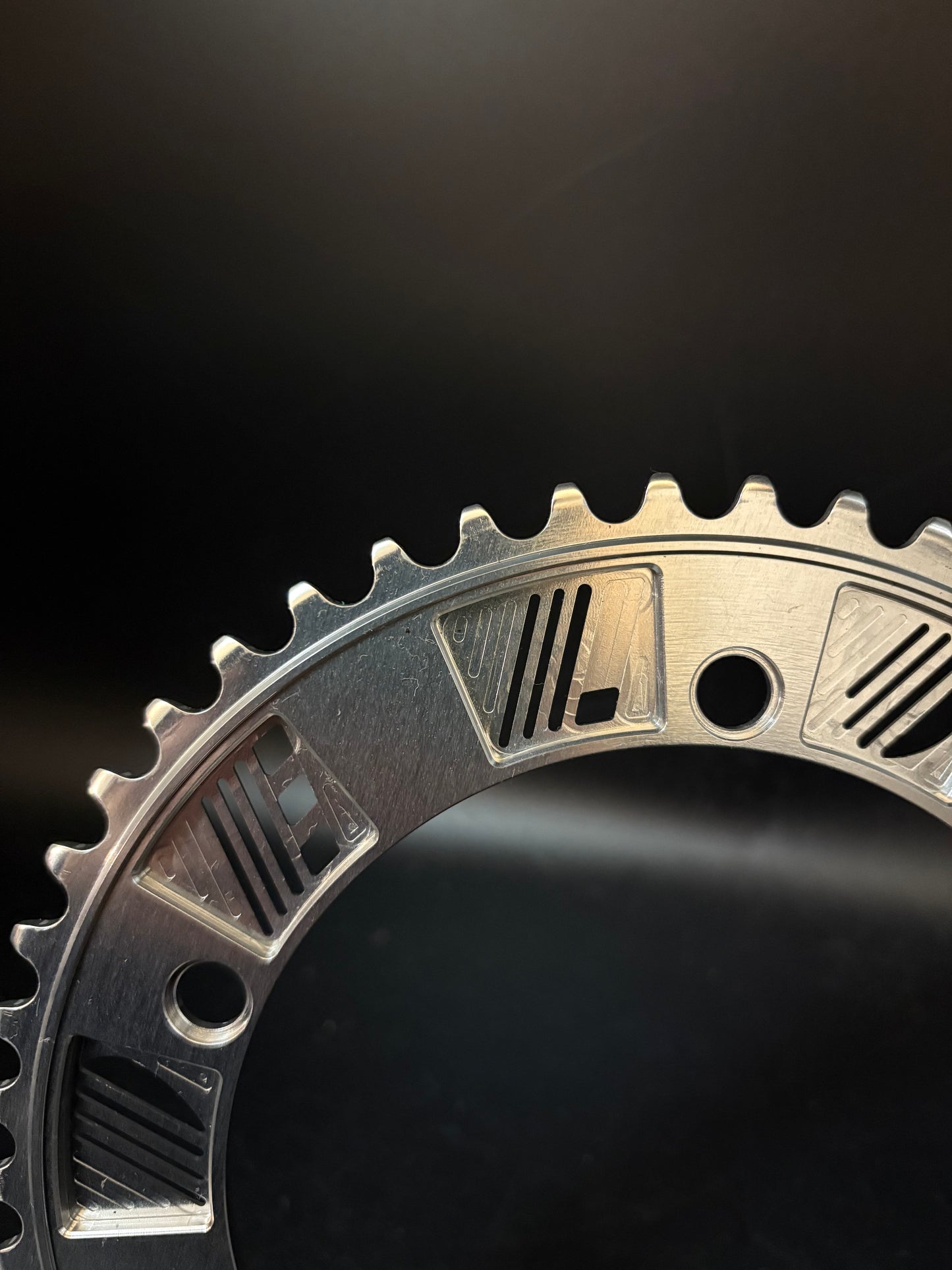 Bespoke x Deluxe Chainring Silver 49t