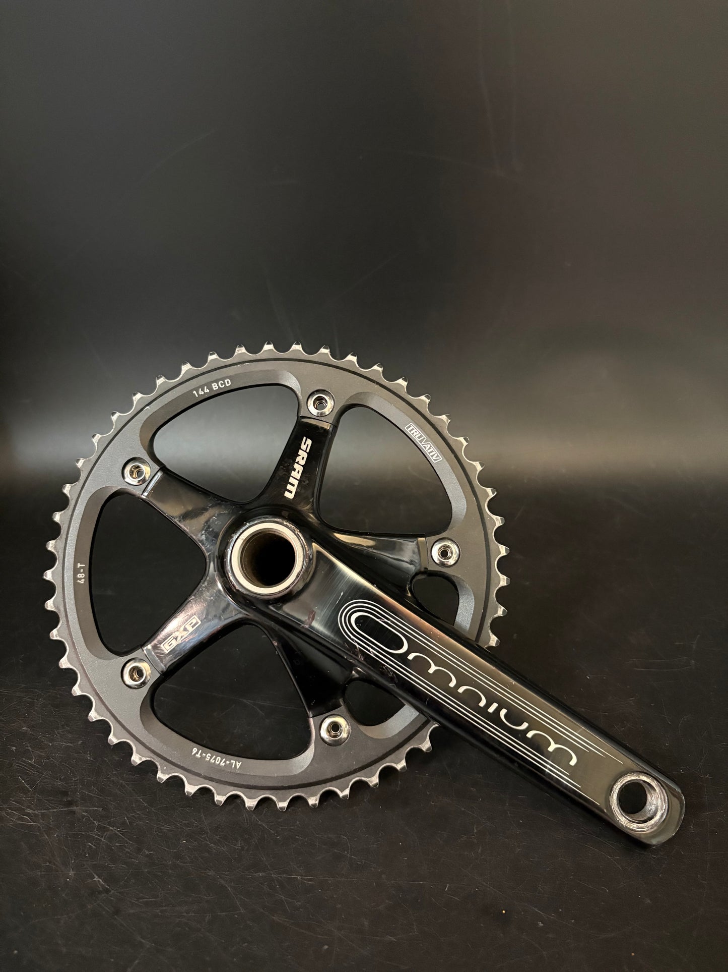 Sram Omnium Crankset Black 165mm 48t