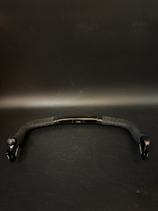 Unbranded Bullhorn Handlebar Black w/ Vision Brake Levers