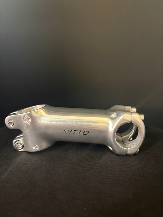 Nitto NJ-89 Stem Silver 90mm 25.4 17deg