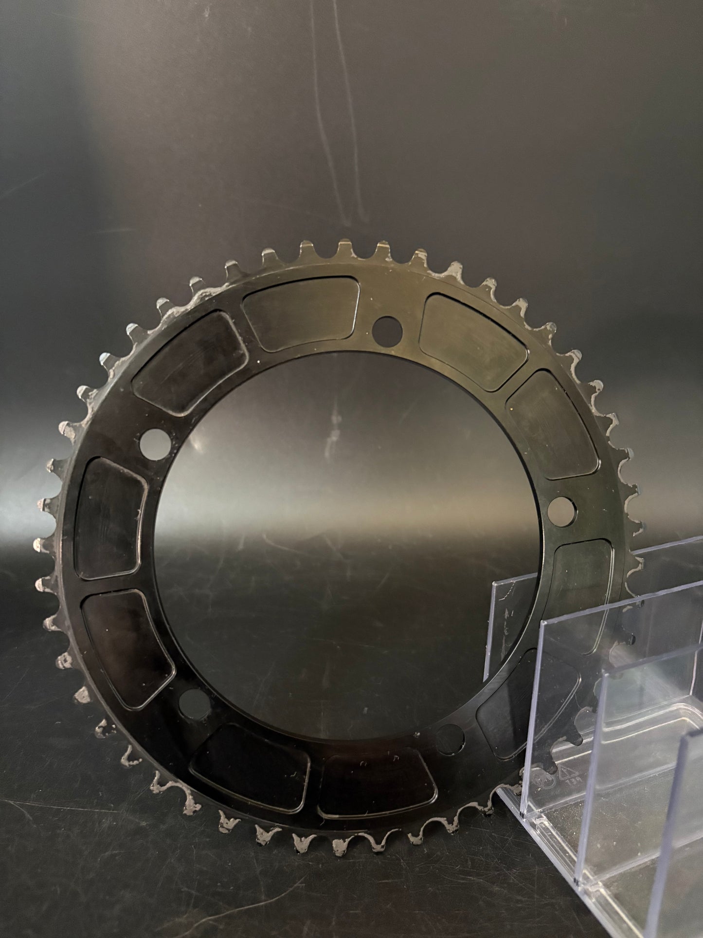 Alter Vinyl Chainring Black 49t