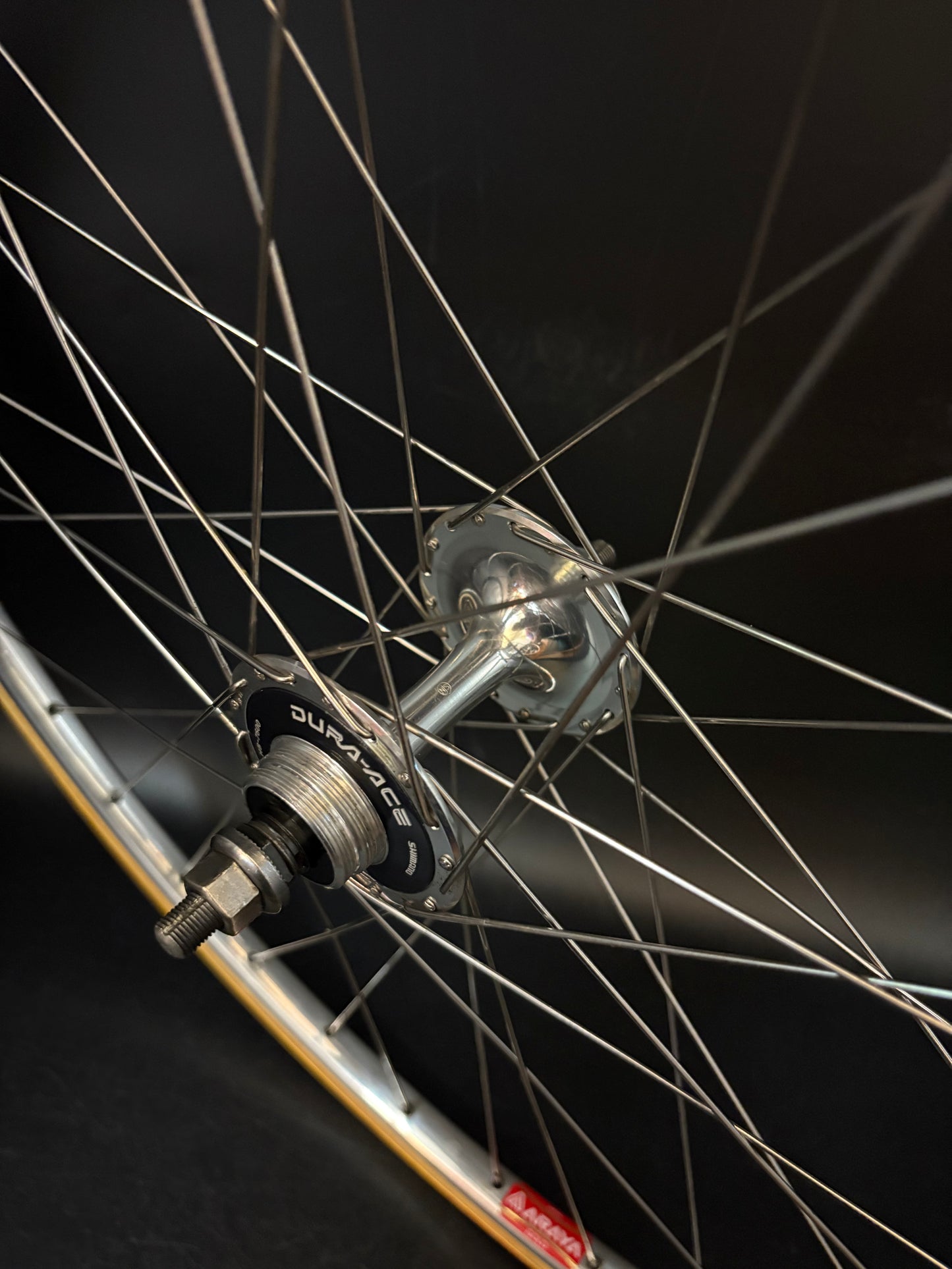 Araya Gold Tubular / Dura Ace 7600 NJS Wheelset 36h