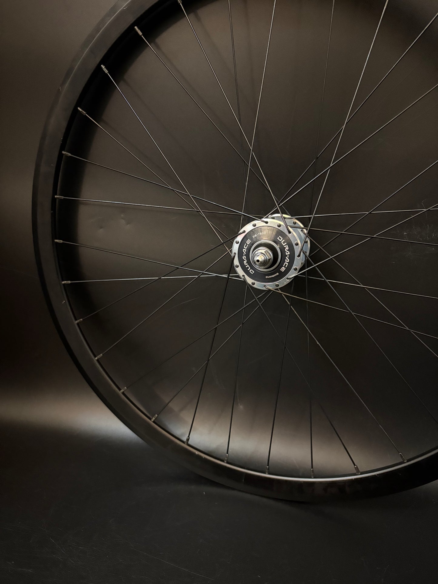 Velocity Deep V Black / Dura Ace HF 7600 Wheelset 32h