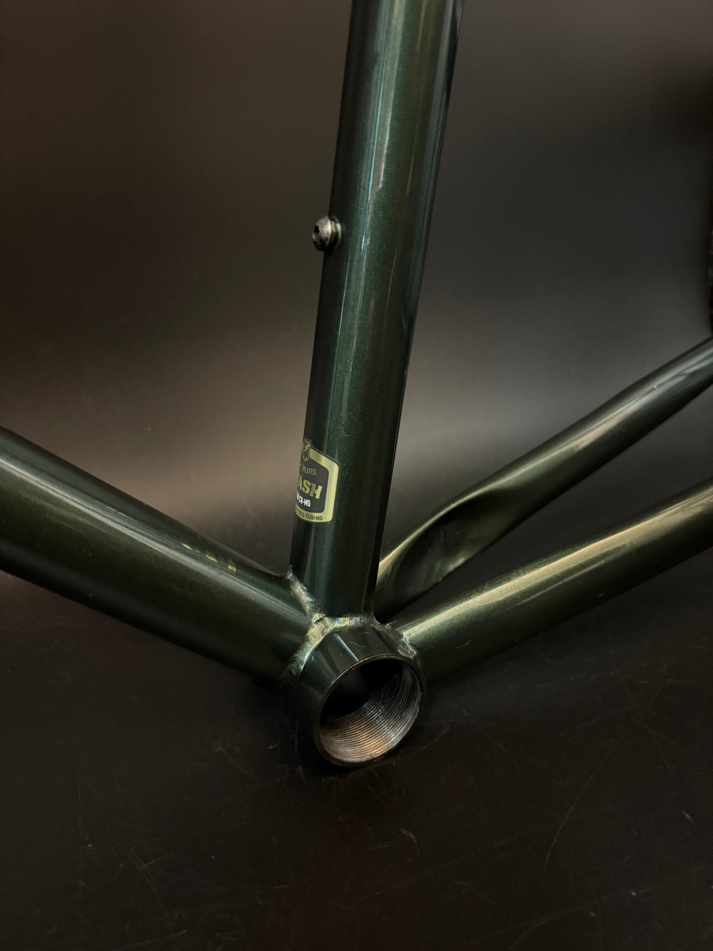 Mash Steel Frameset Green 55cm w/ Mash Rack + Camo ILE x Mash Rack Bag