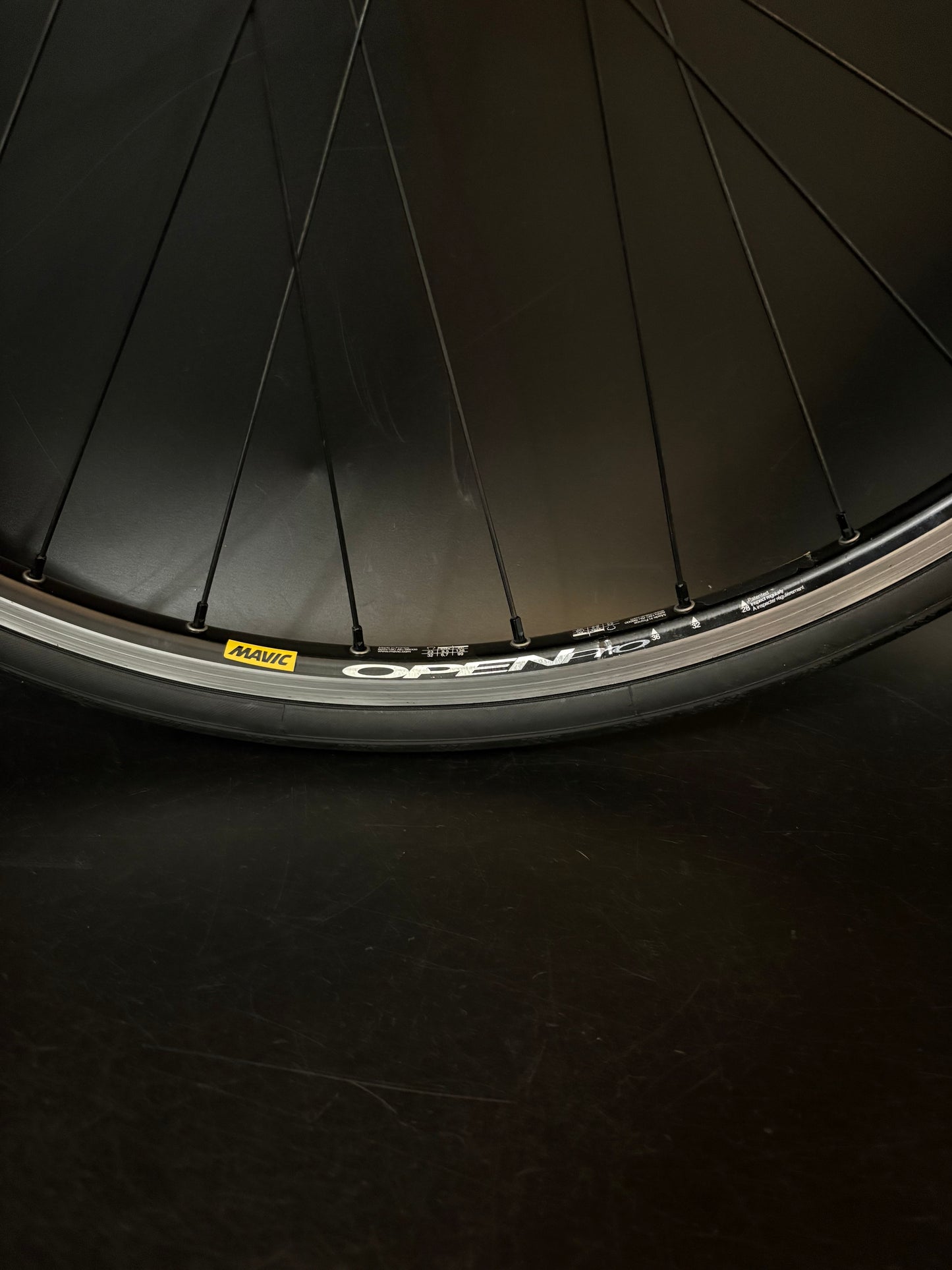 Mavic Open Pro / Phil Wood HF Wheelset Black 32h
