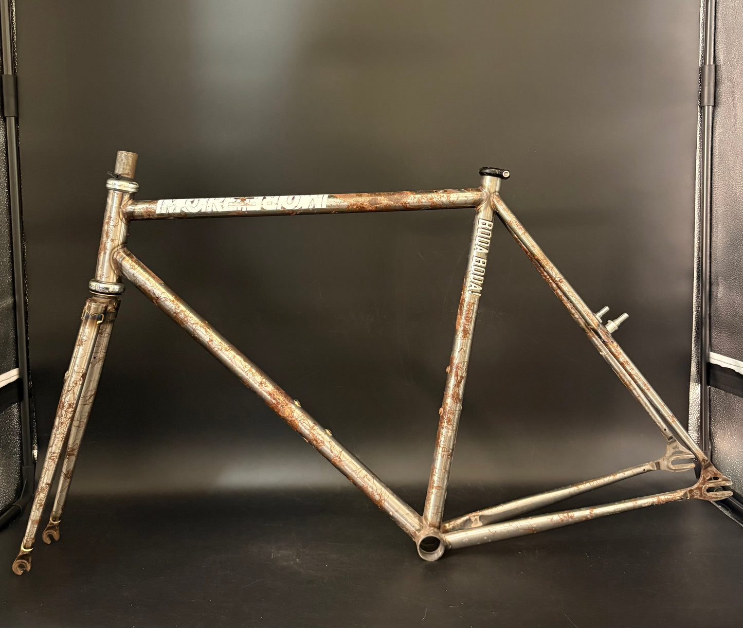 Chas’ Cinelli Mash Work Frameset Raw Prototype #1 55cm