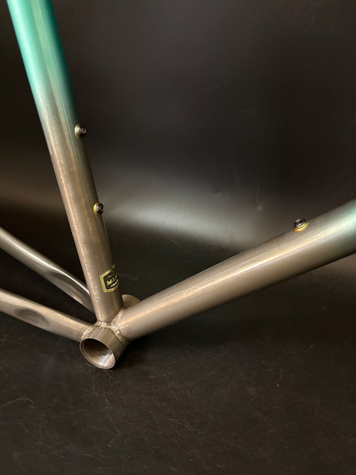 Mash Steel Frameset Teal/Raw 55cm Medium