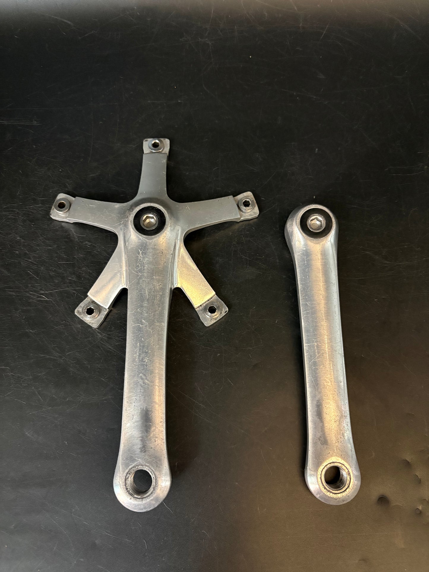Dura Ace 7600 Cranks Silver 165mm
