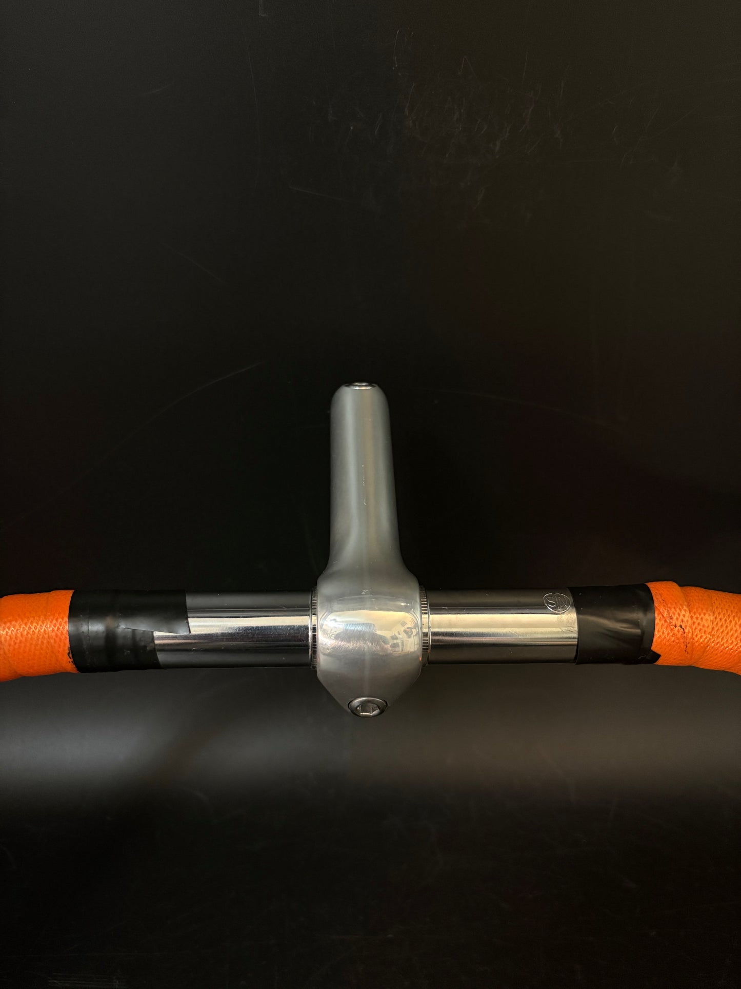 Nitto B123 Track Drop Handlebar Silver 44cm + Nitto Jaguar Quill Stem 100mm 25.4 NJS