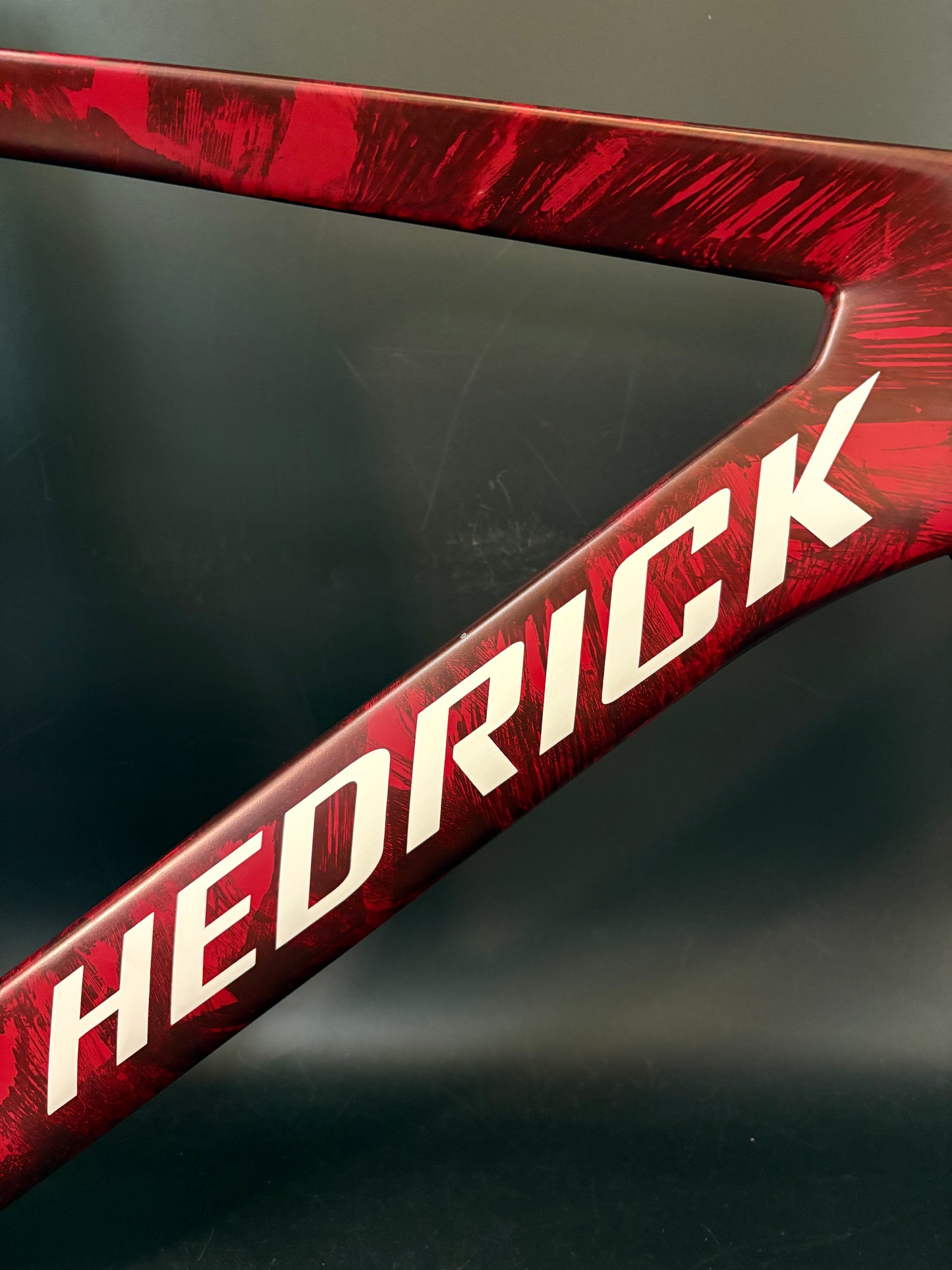 Hedrick Carbon Frameset Red Marble 50cm ST 56cm TT