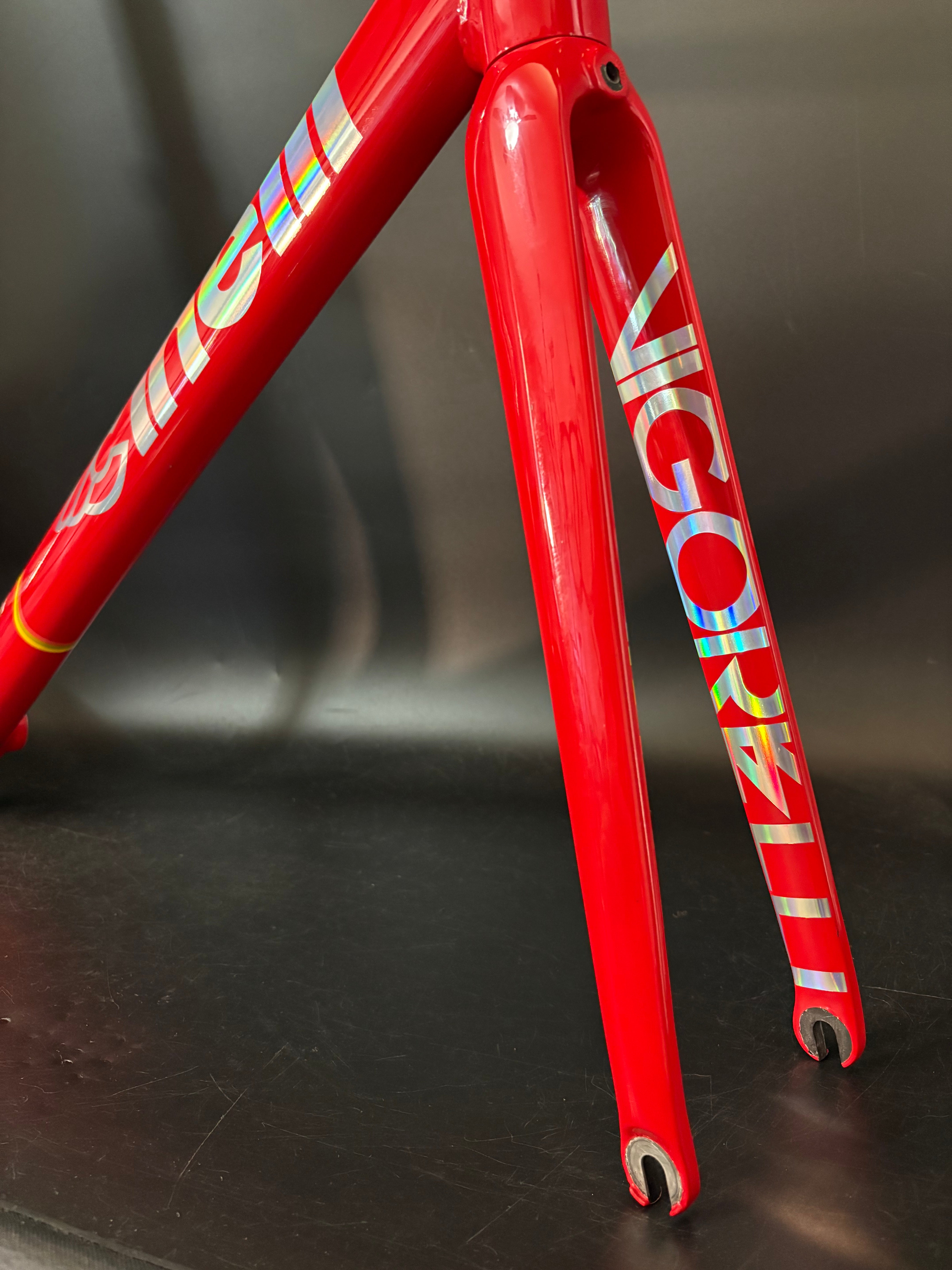 Cinelli Vigorelli Shark Frameset Red 54cm Medium – Track Lab