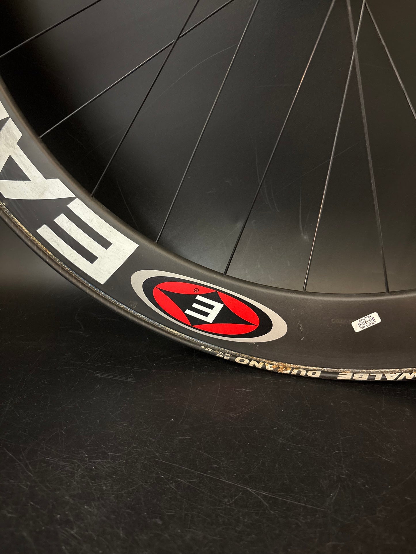 Easton EC90 TKO 55mm Carbon Tubular Wheelset 20/28h