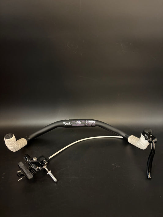Deda Crononero Bullhorn Handlebar Black w/ Brake 40cm 31.8