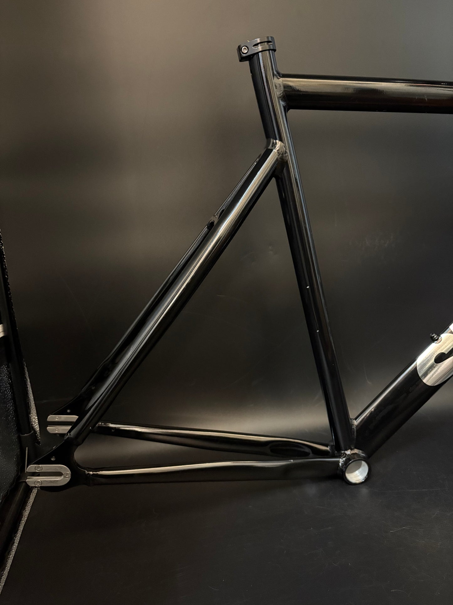 State Bicycle Black Label Frameset Black/Silver 57cm