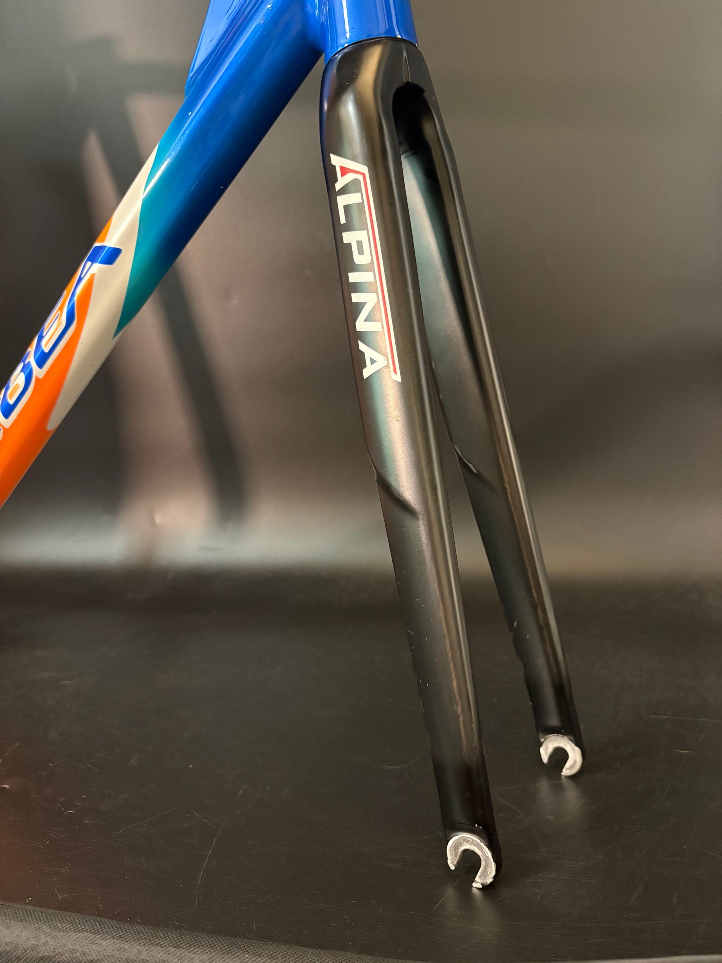Orbea Lobular Pista Frameset Team Euskaltel Orange/Blue 57sm ST 54cm TT