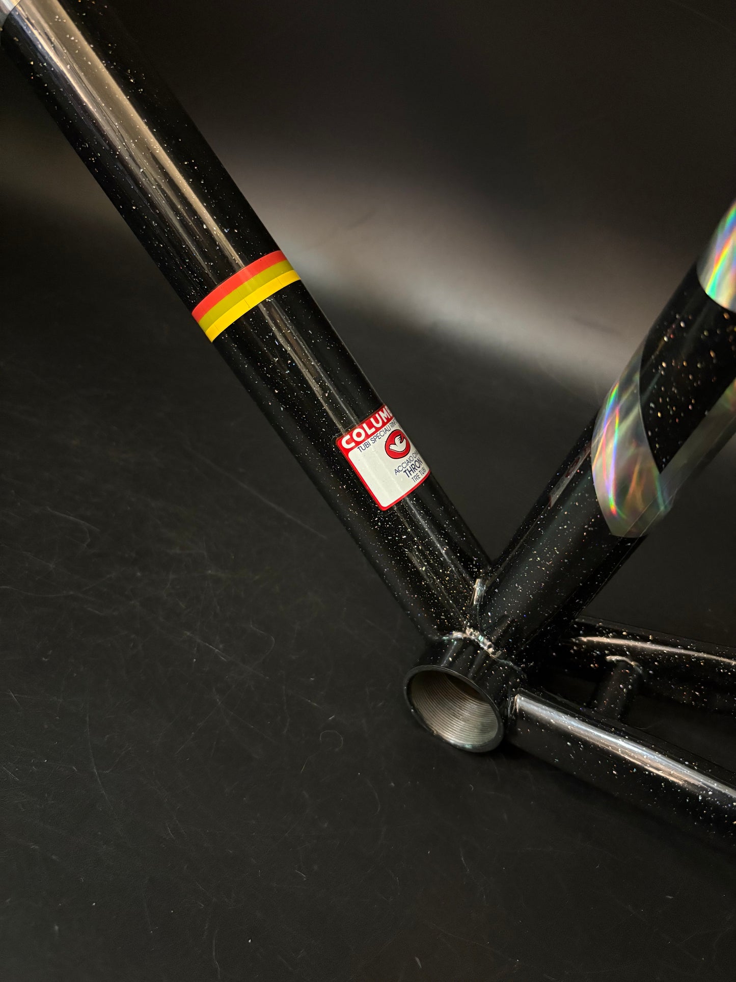 Cinelli Vigorelli Steel Frameset Black Sparkle XL