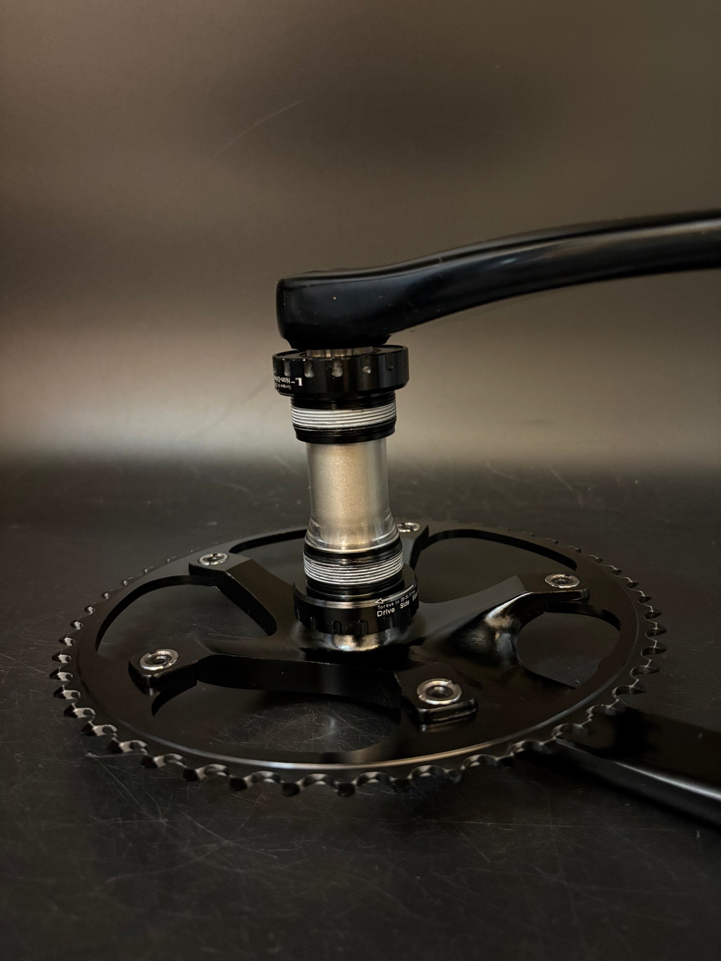 Real Speed TRK-1 Crankset Black 170mm 49t