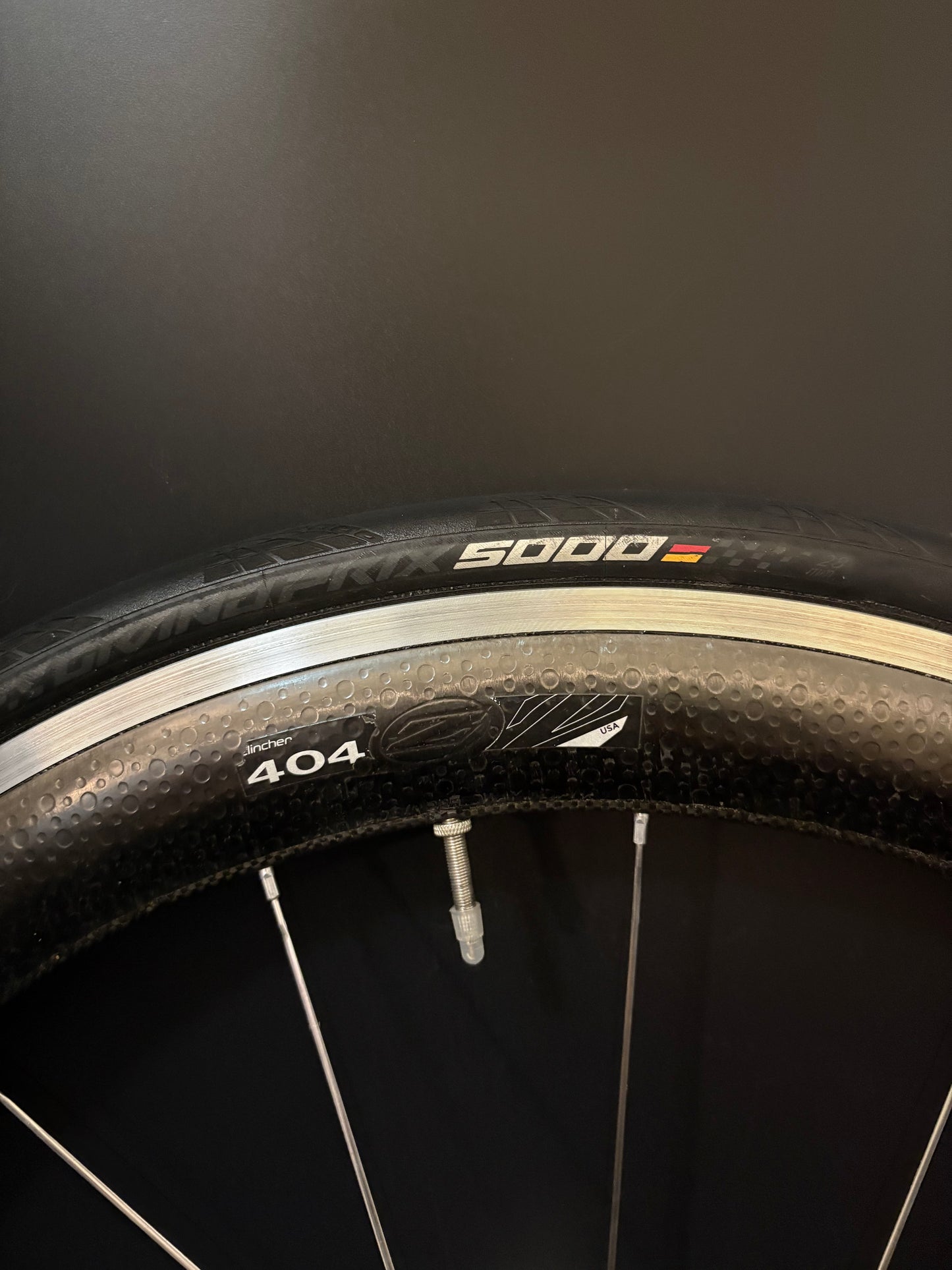 Zipp 404 Carbon Clincher Front Wheel 16h