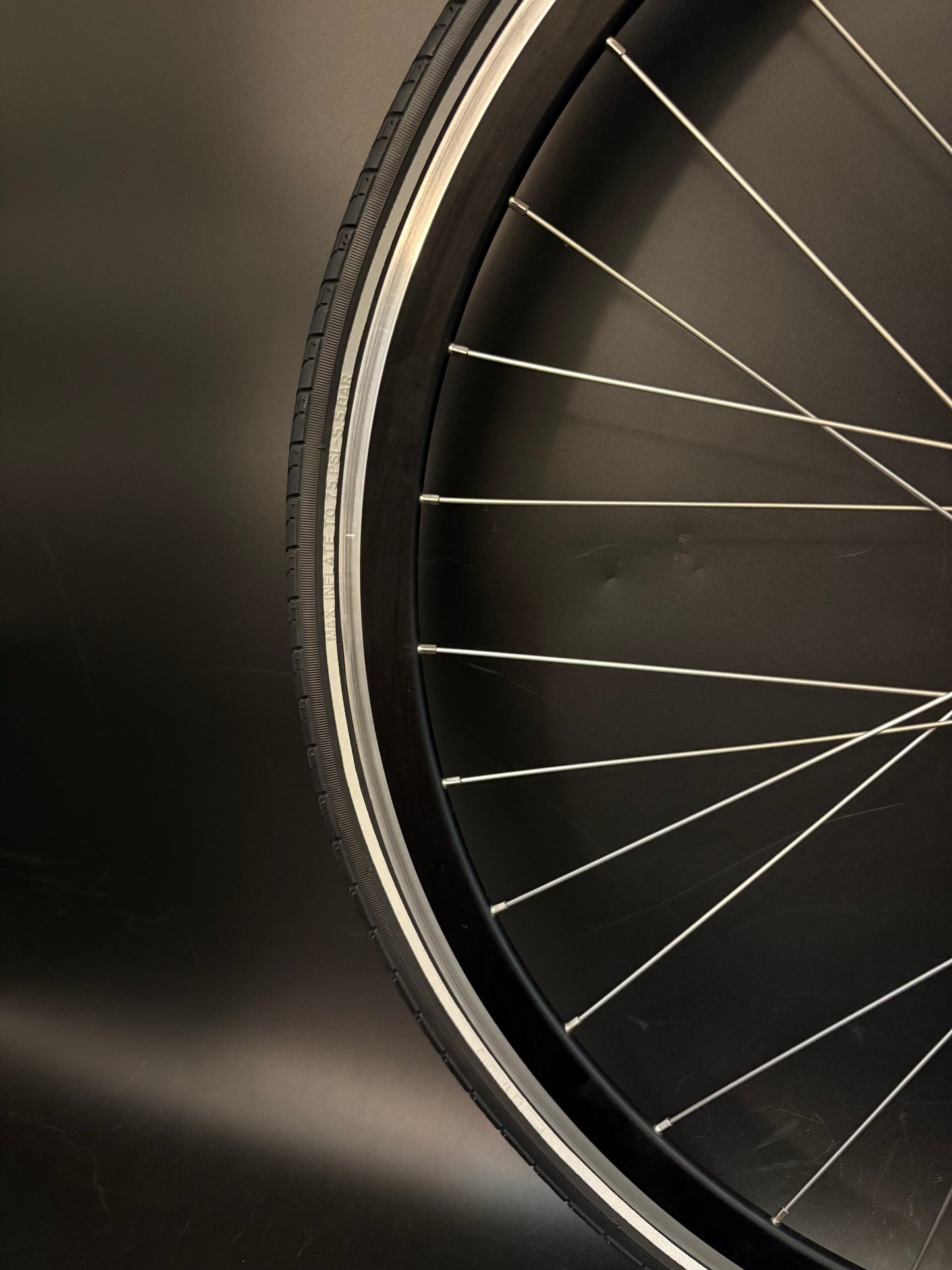 Velocity Deep V Black Machined / All City Wheelset 32h