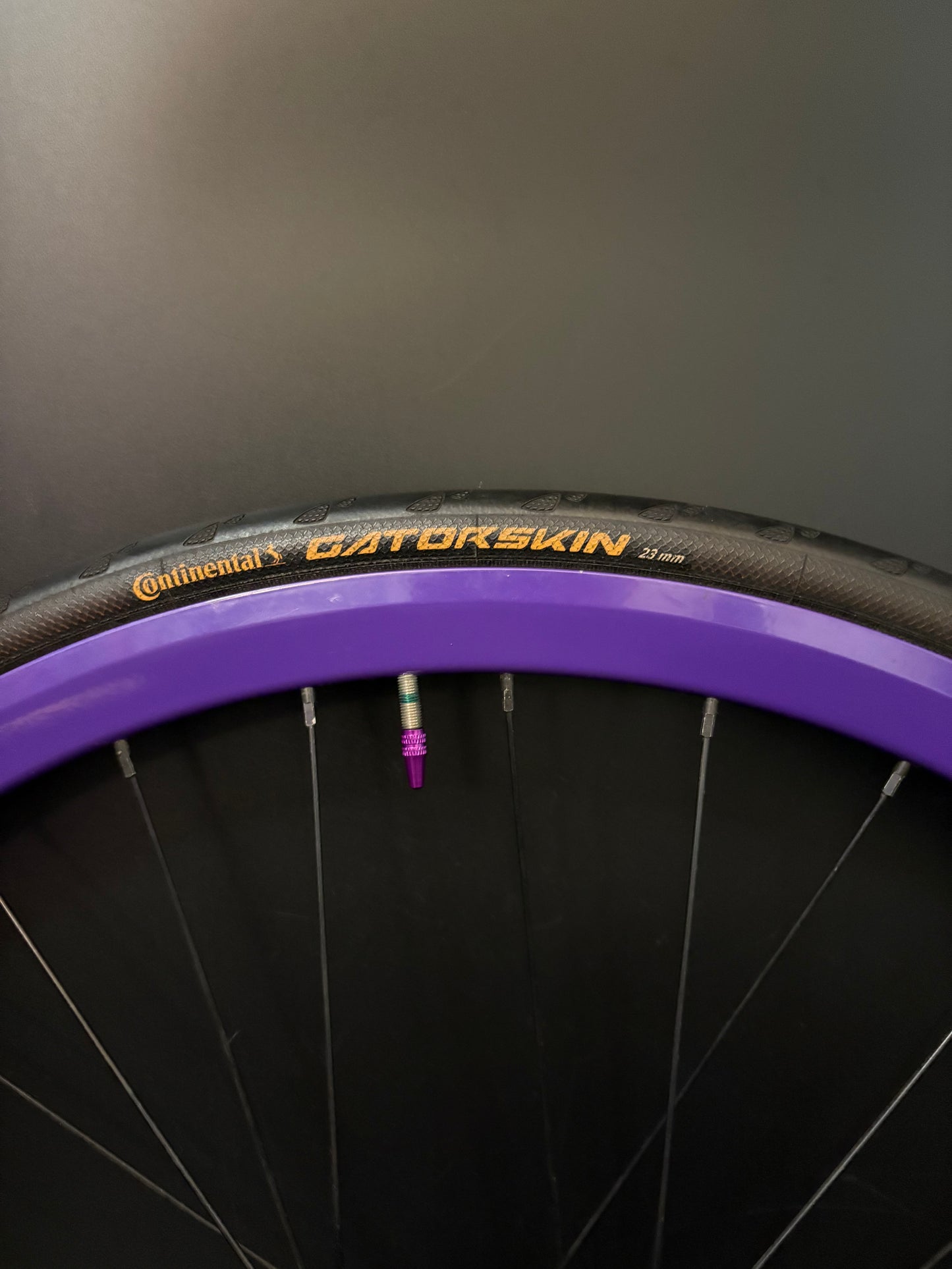 Velocity Deep V Purple / Origin 8 Wheelset 32h