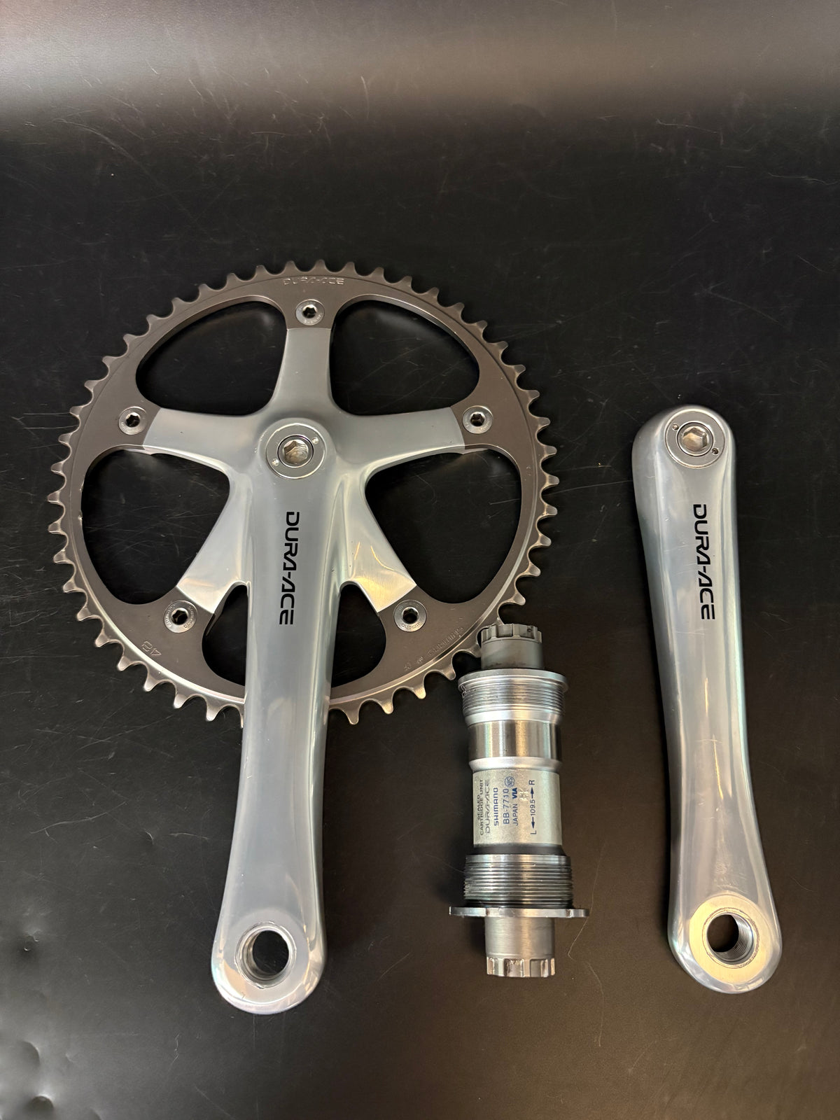 Dura Ace 7710 Crankset Silver 170mm 48t