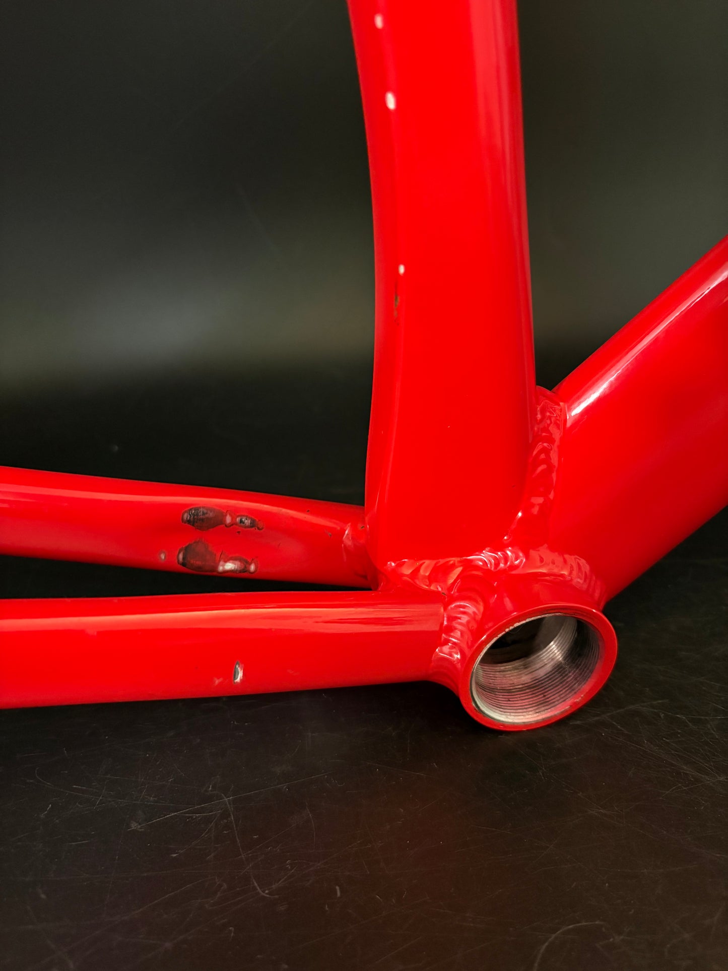 Fabricbike Aero Frameset Red 54cm w/ Stem + Drops
