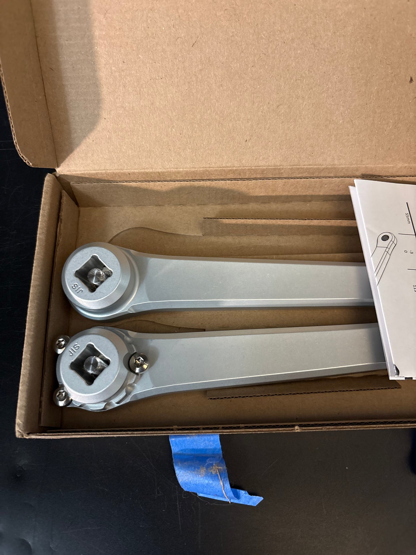 NEW Paul 100% Pure Cranks Silver 165mm