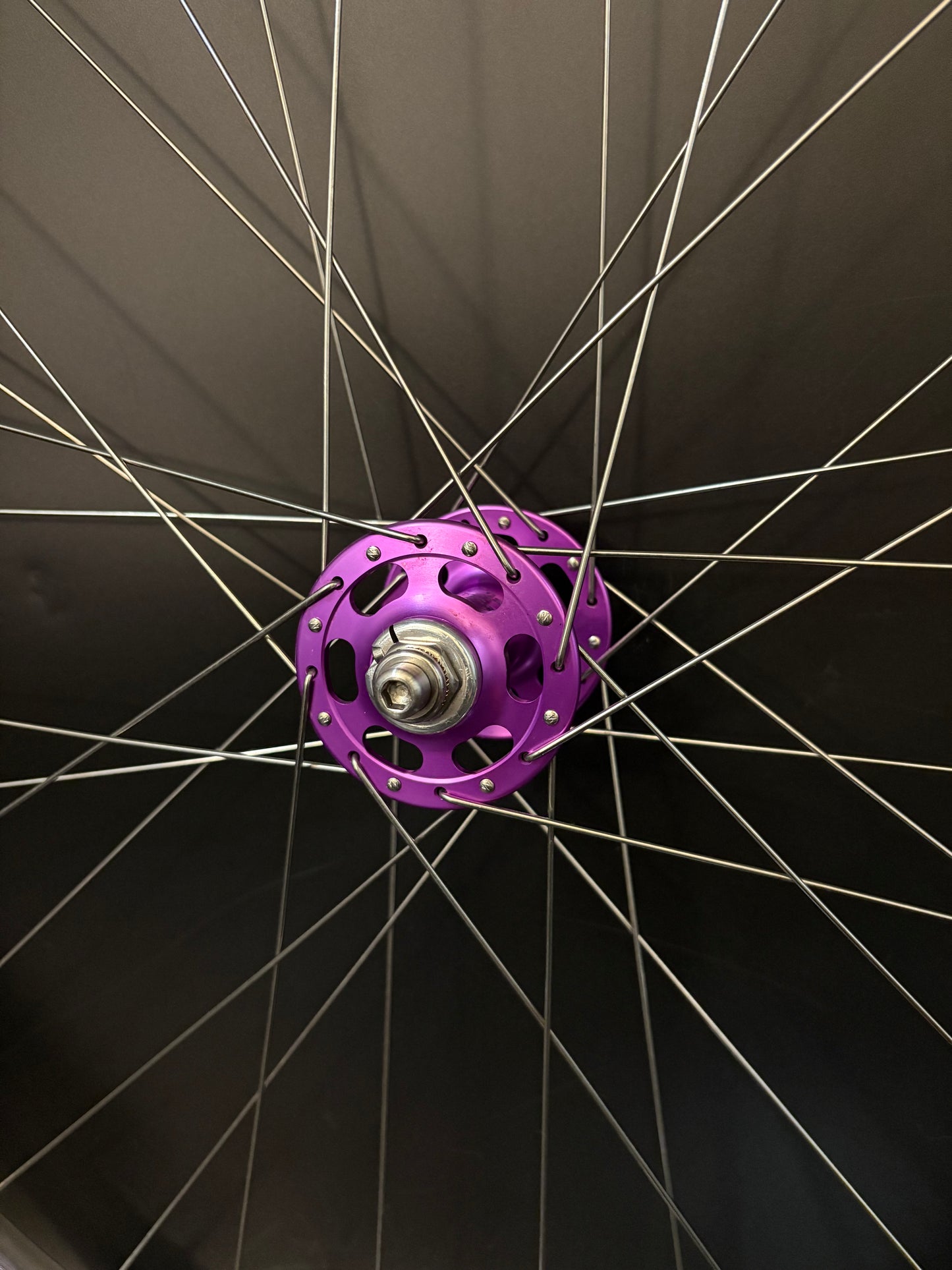H Plus Son TB14 / Paul Components HF Wheelset Purple 32h