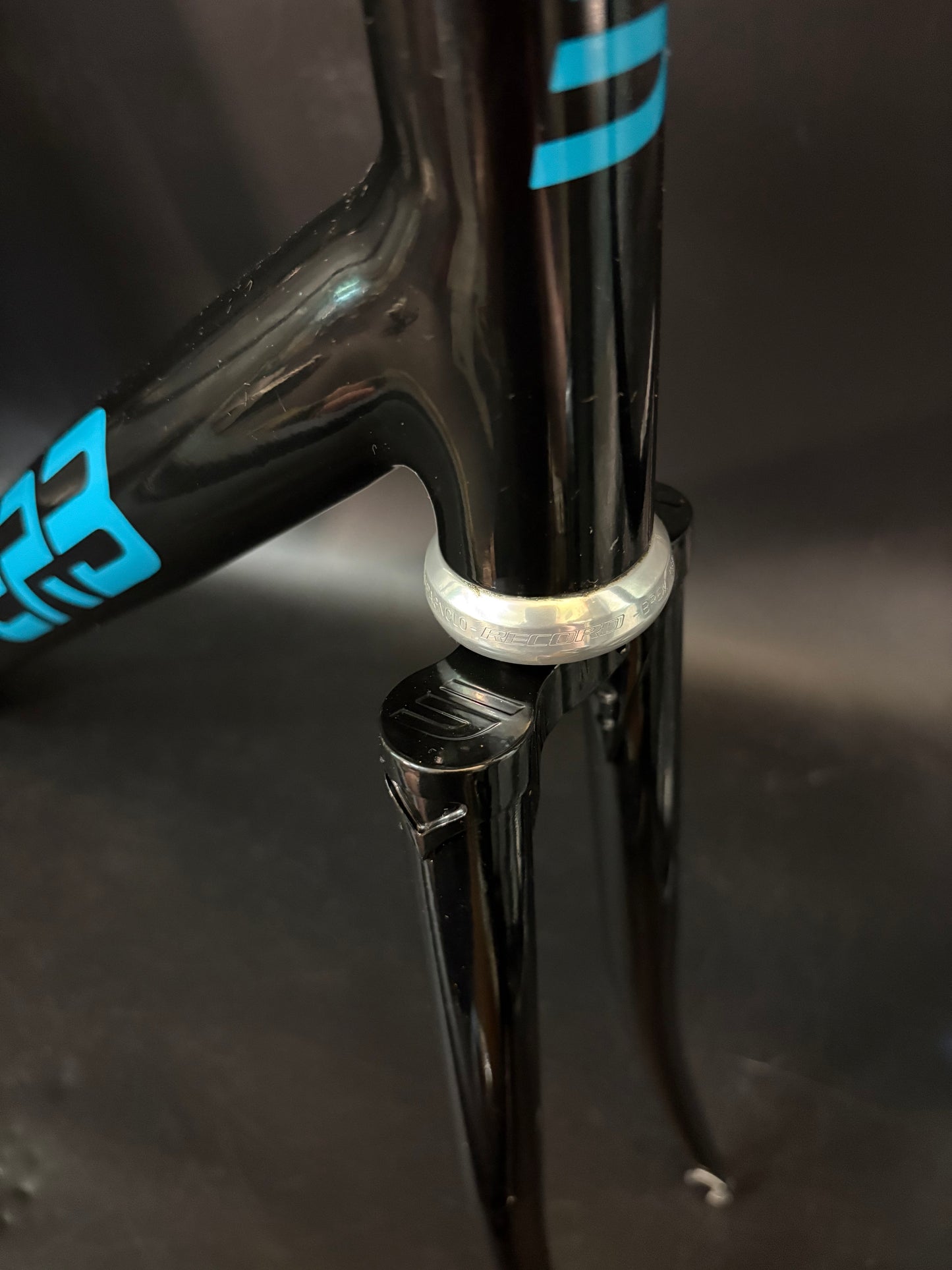Superb Sprint Frameset Black 59cm ST 56cm TT
