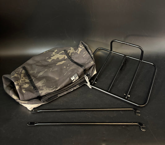 Mash SF Rack Black + ILE Mash Rack Bag Camo