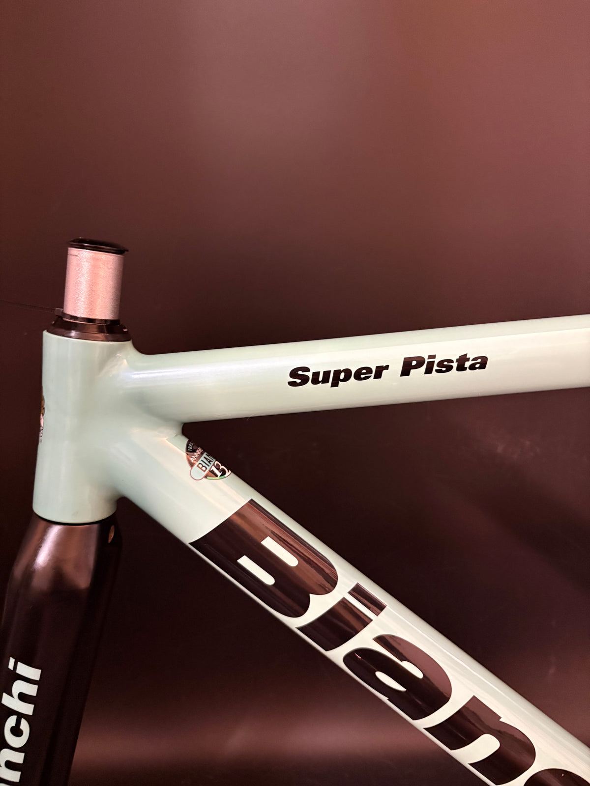 Bianchi Super Pista Frameset Celeste 51cm