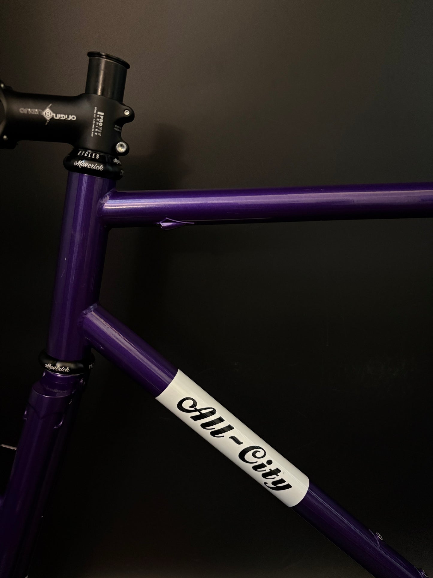 All City Nature Boy Frameset Purple 55cm