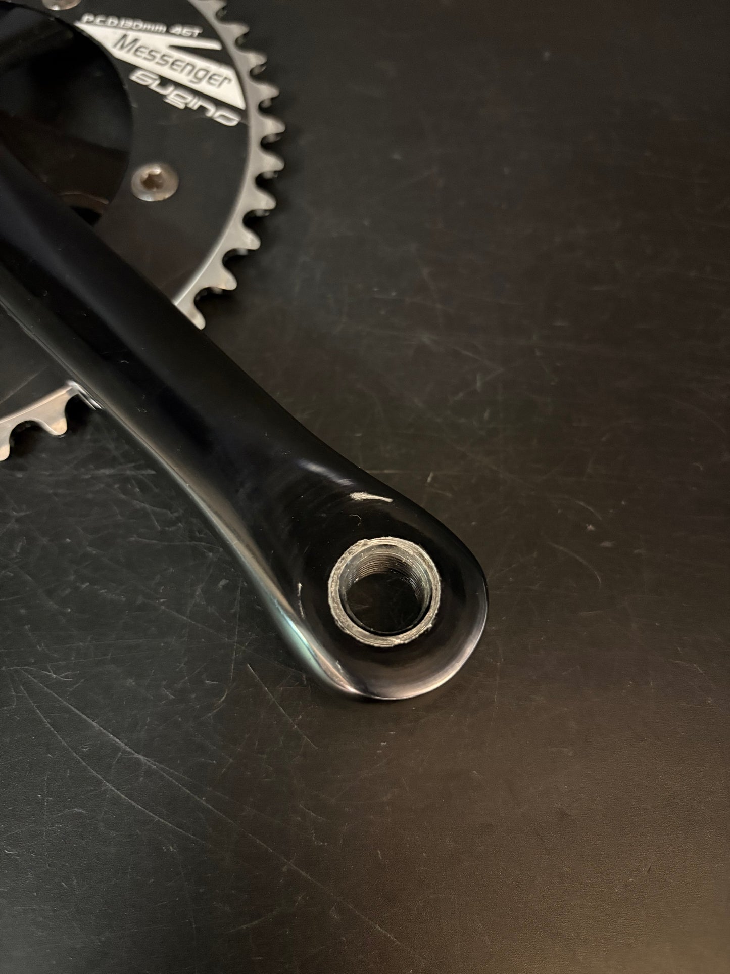 Sugino Messenger Crankset Black 170mm 46t