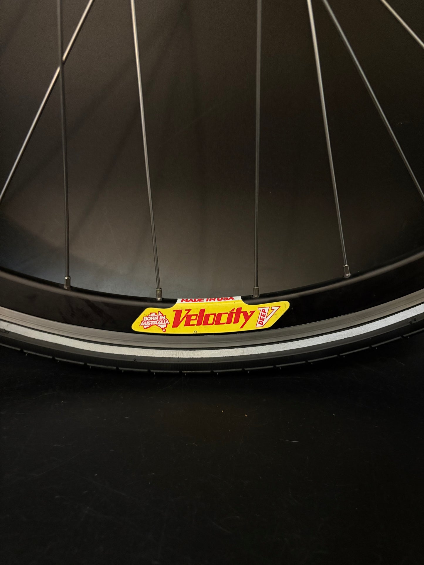 Velocity Deep V Black Machined / All City Wheelset 32h