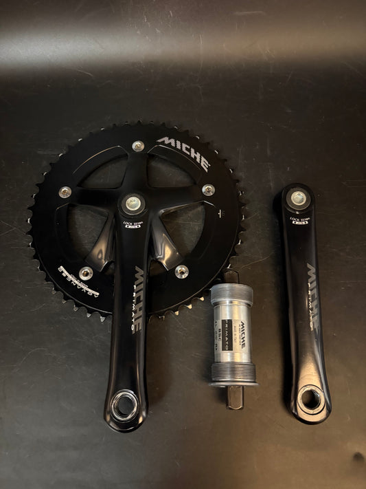 Miche Primato Advanced Crankset Black 165mm 50t