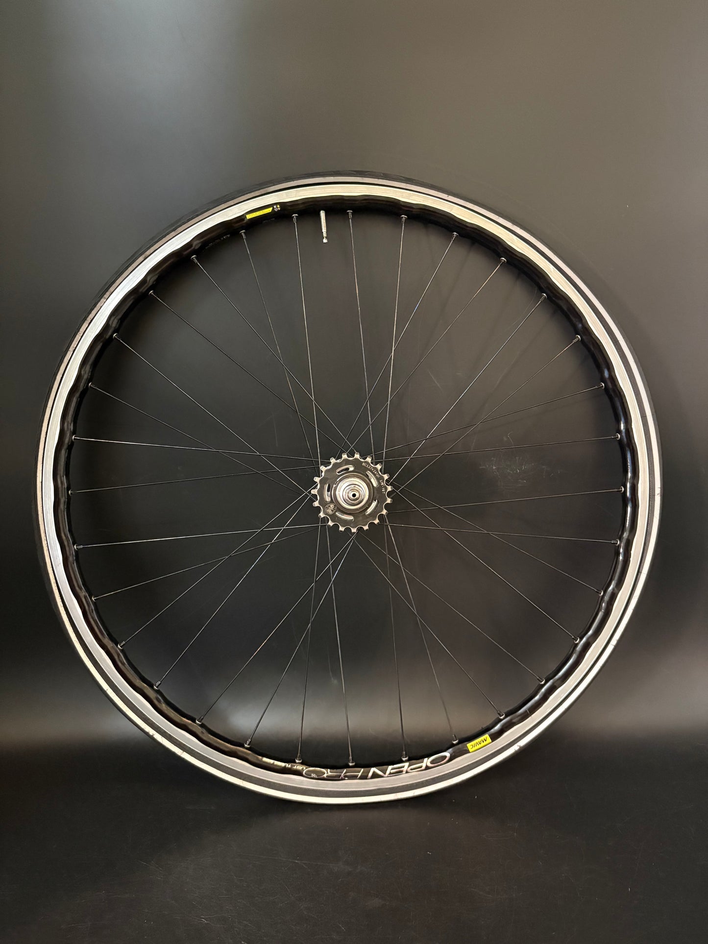 Mavic Open Pro UST Machined / Elite Shope Carbon Hub Wheelset 32h