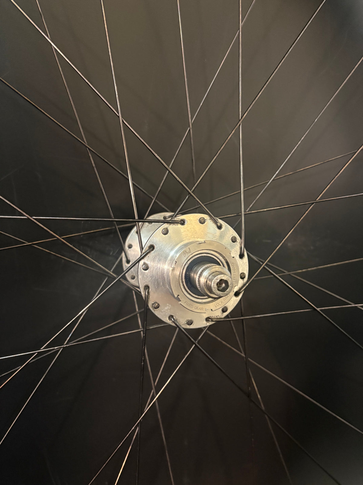 Velocity Deep V Black / Phil Wood Wheelset 32h