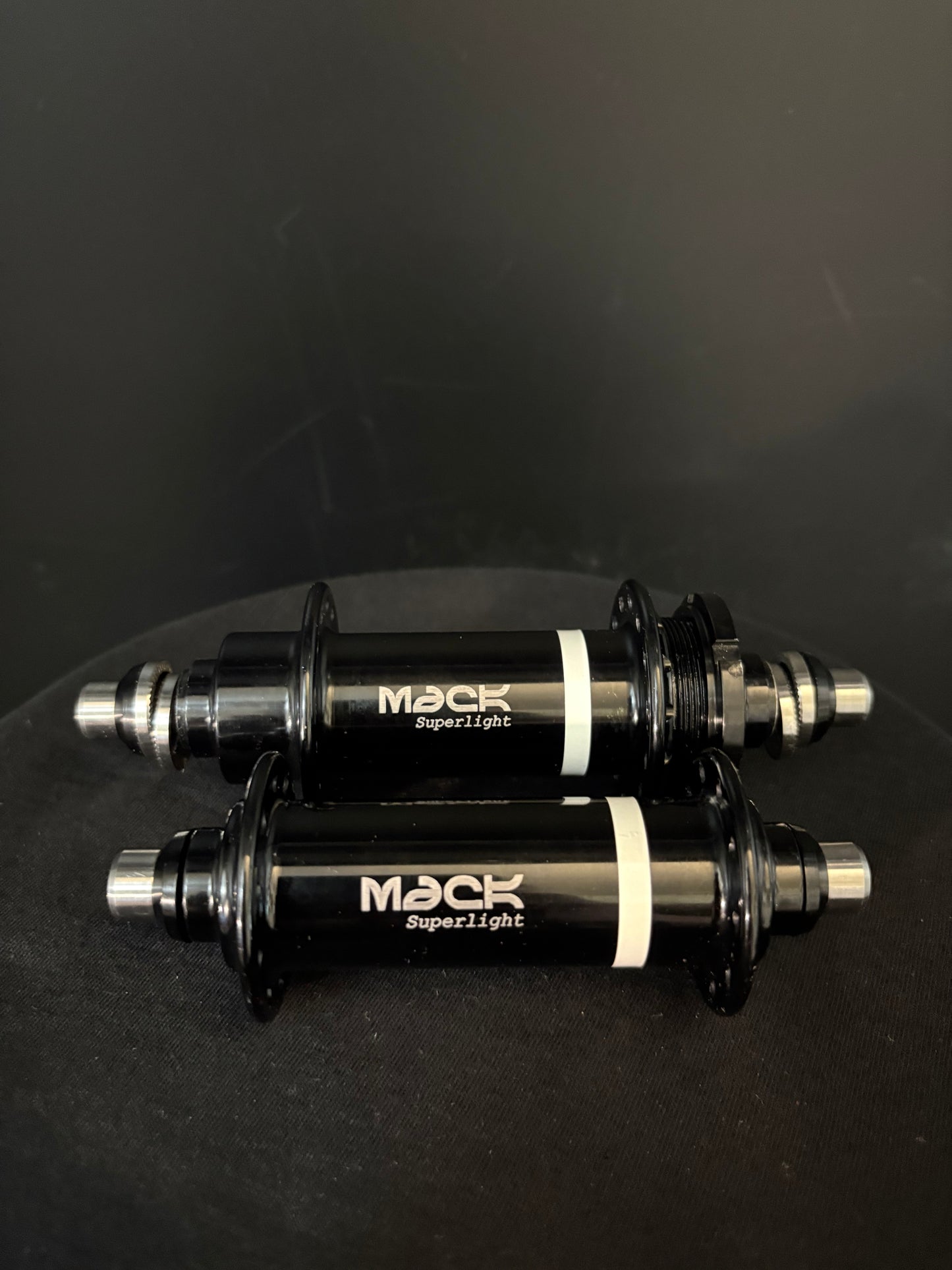 Mack Superlight Hubset Black/White 20/28h