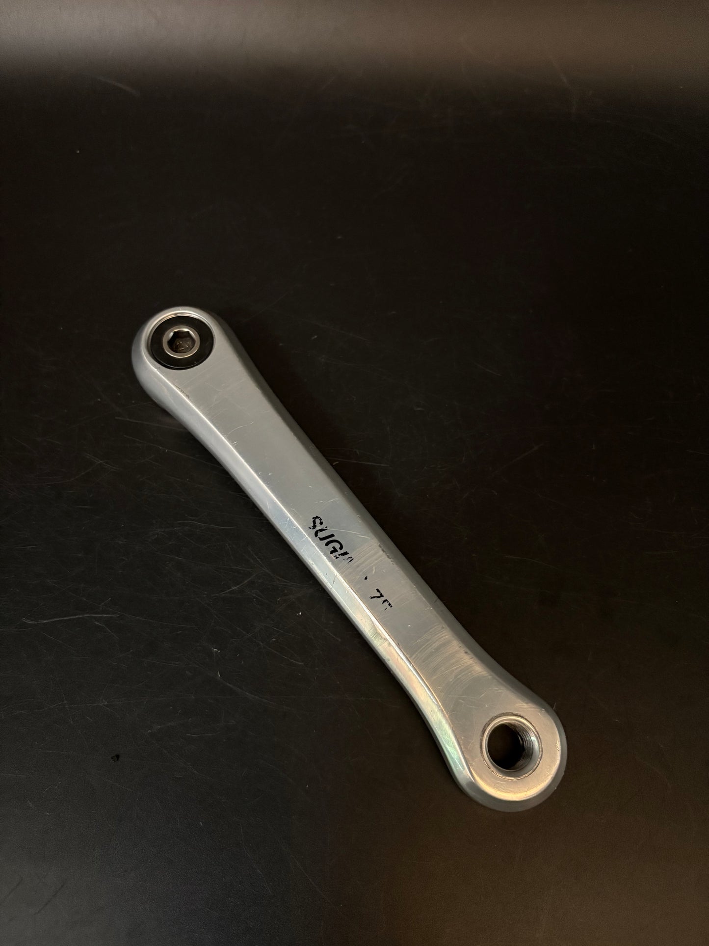Sugino 75 Crankset Silver 165mm 46t