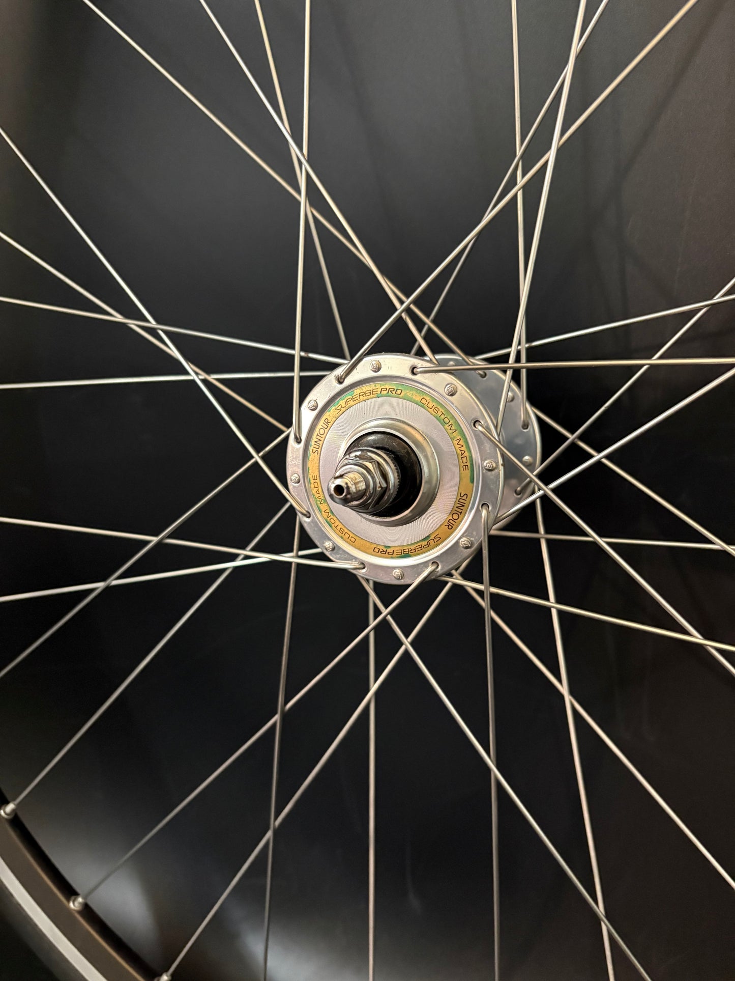 Mavic CXP 22 Machined Black / Suntour Superbe Wheelset 32h