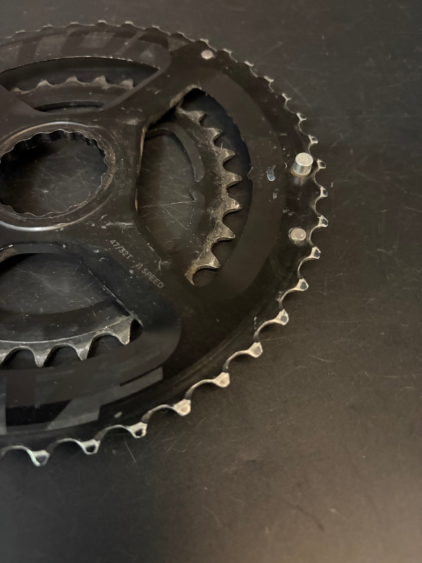 Easton EA90 Crankset Black 170mm 32/38/47t