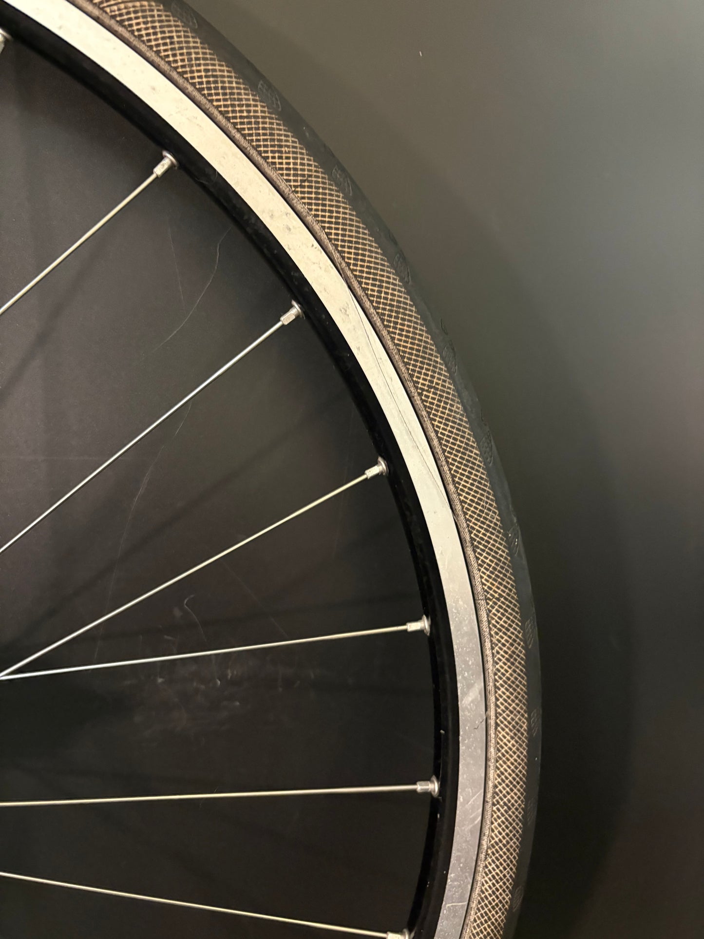 Mavic Open Pro Black / Dura Ace LF 7710 Wheelset 28h