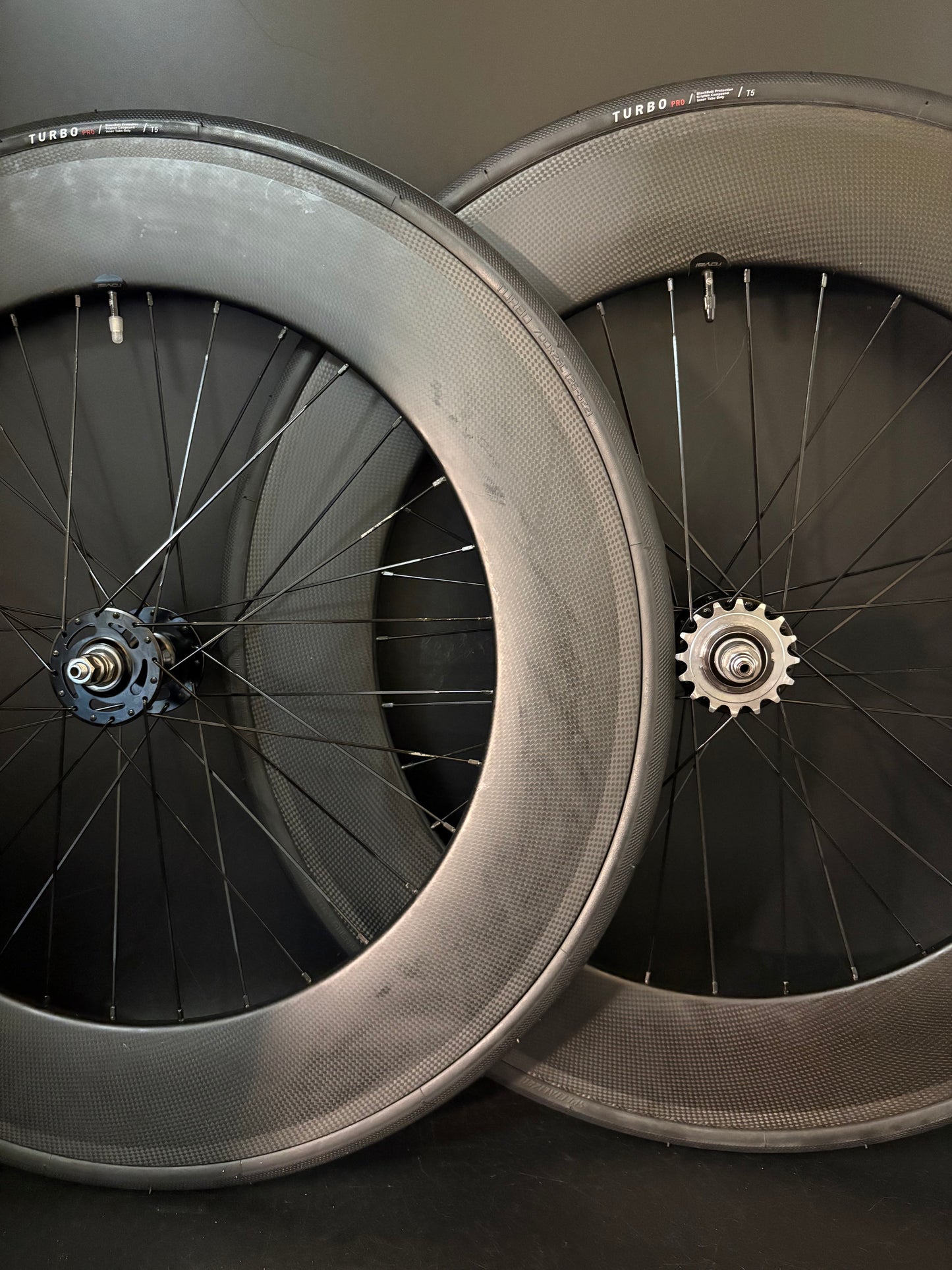 Unbranded 90mm Carbon Clincher / Novatec Wheelset 32h