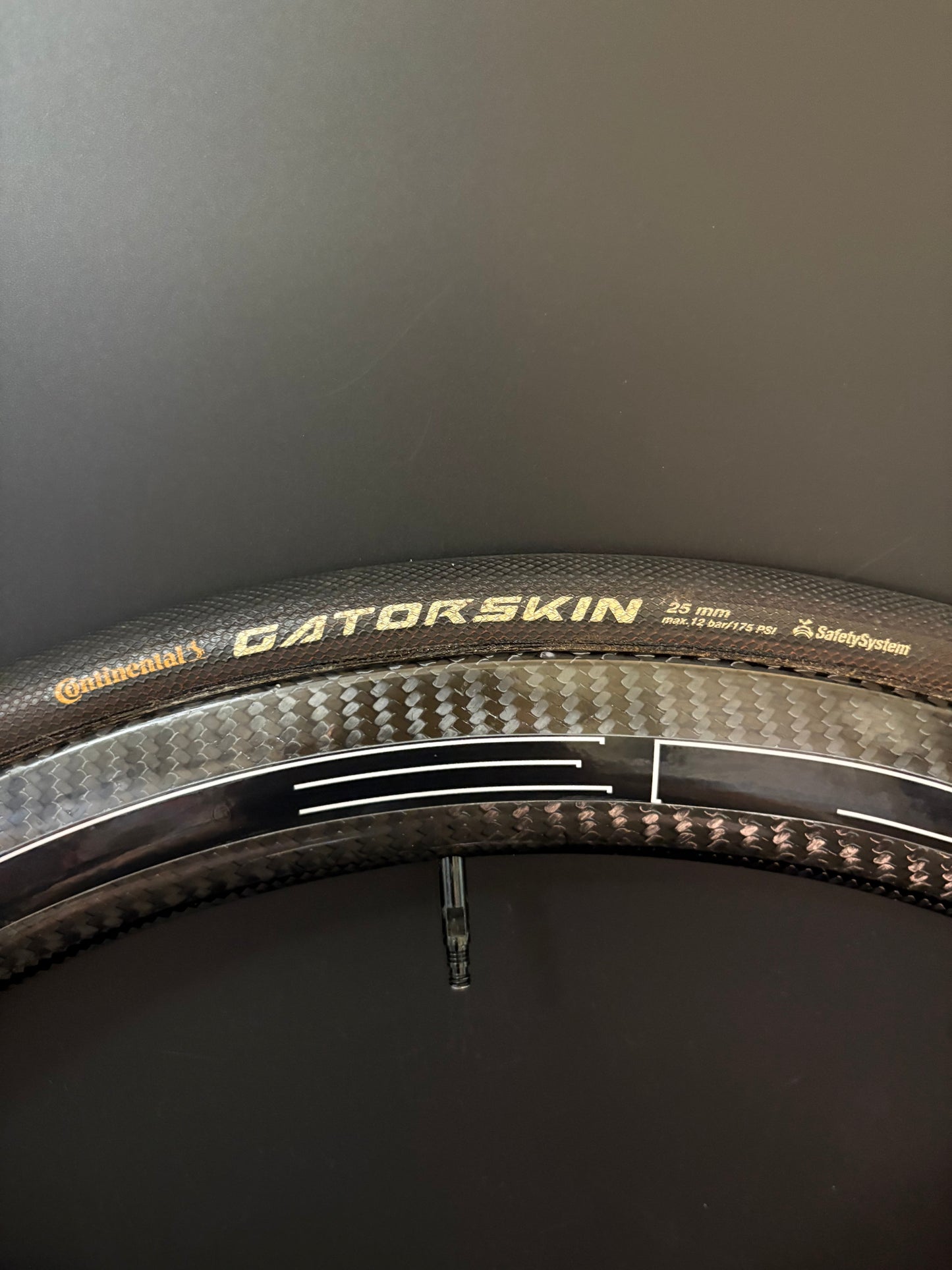 HED GT3 Tri Spoke Front Wheel Carbon Tubular