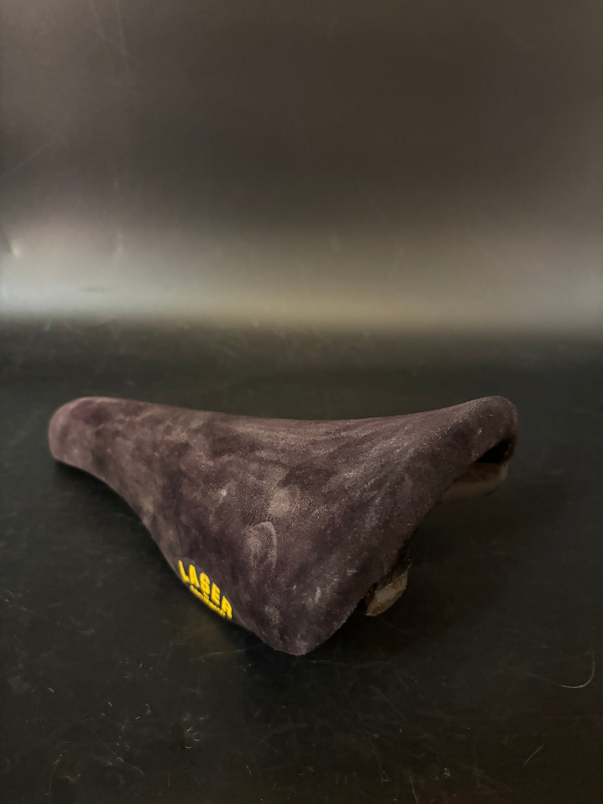 San Marco Laser Saddle Black Suede