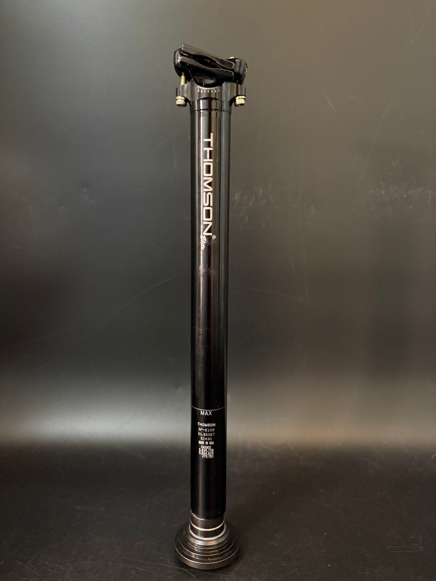 Thomson Elite Seatpost Black 31.6 367mm