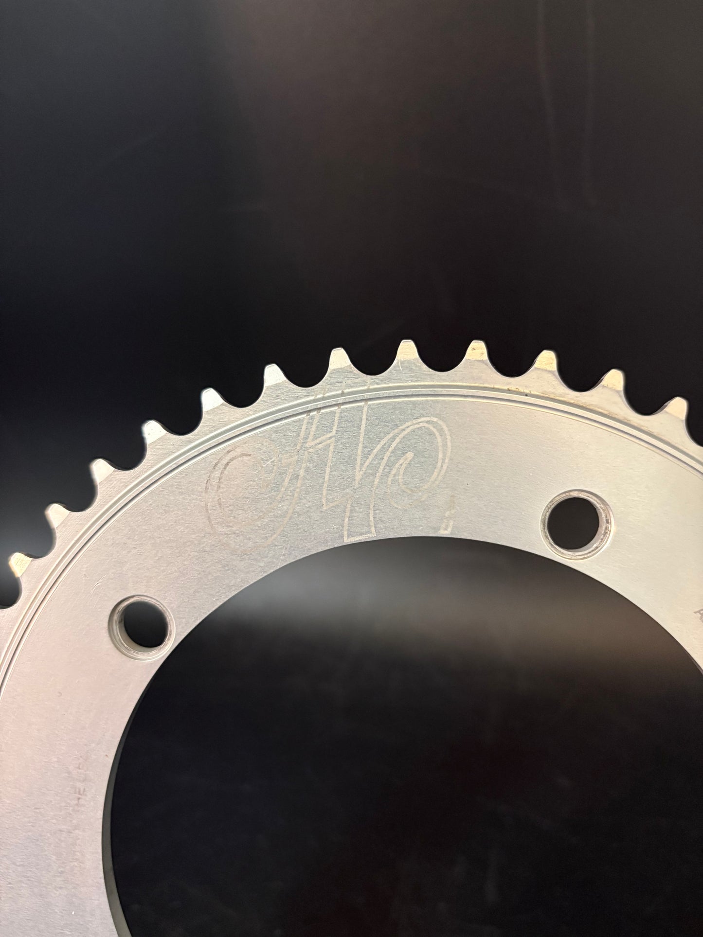 All City Track Chainring Silver 49t