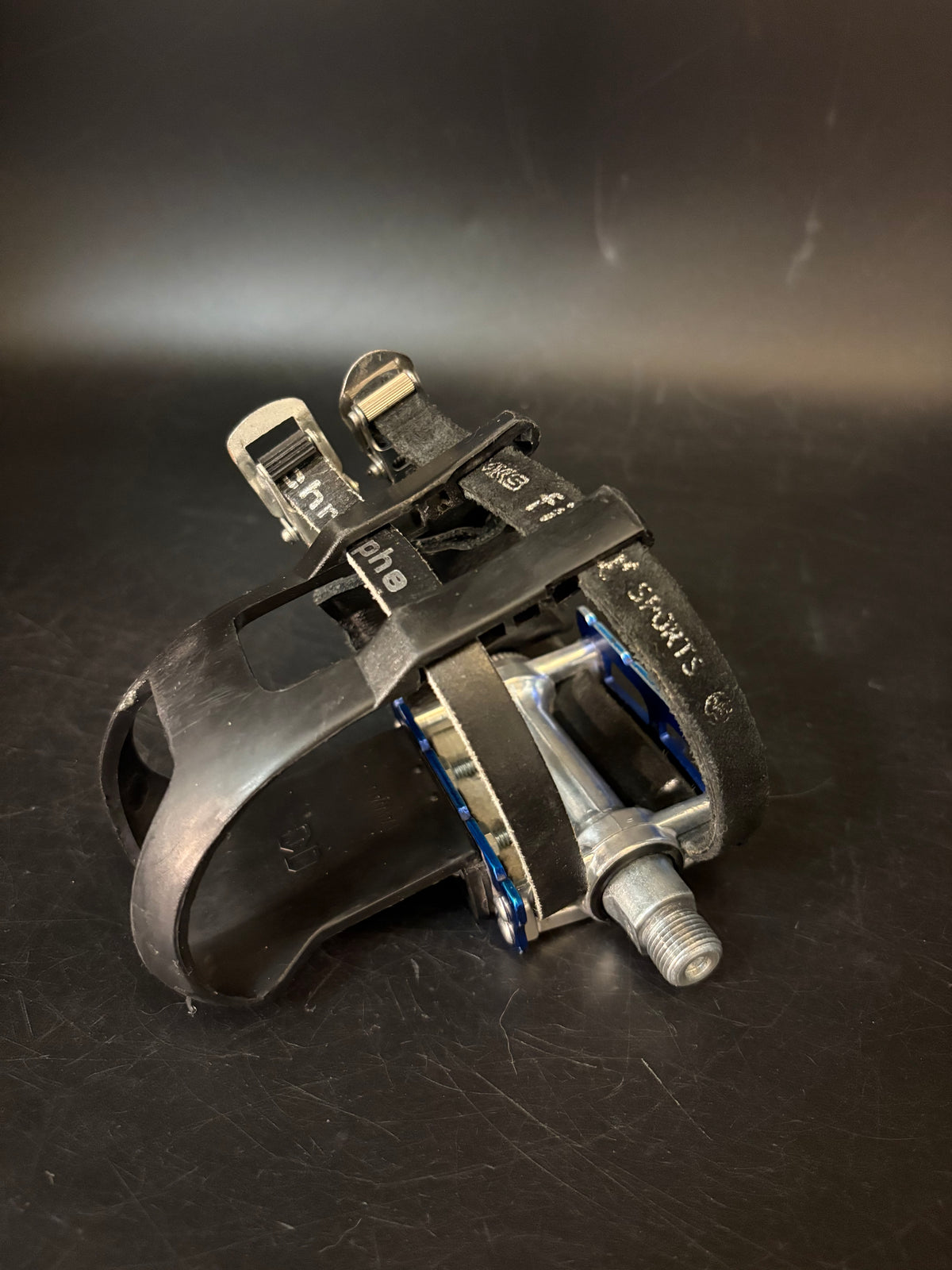 MKS Sylvan Pedals Blue / Double Straps Pedal Setup