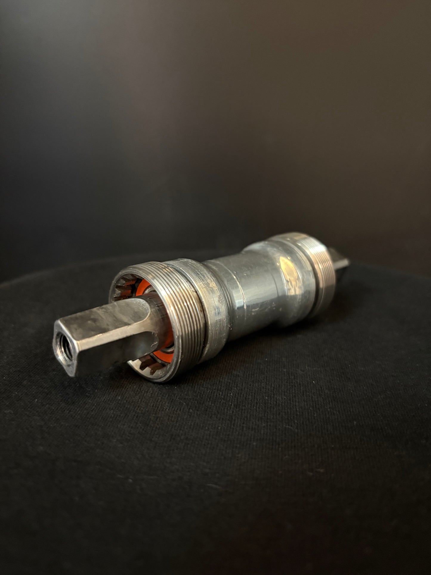Phil Wood Square Taper Bottom Bracket Silver JIS 123mm