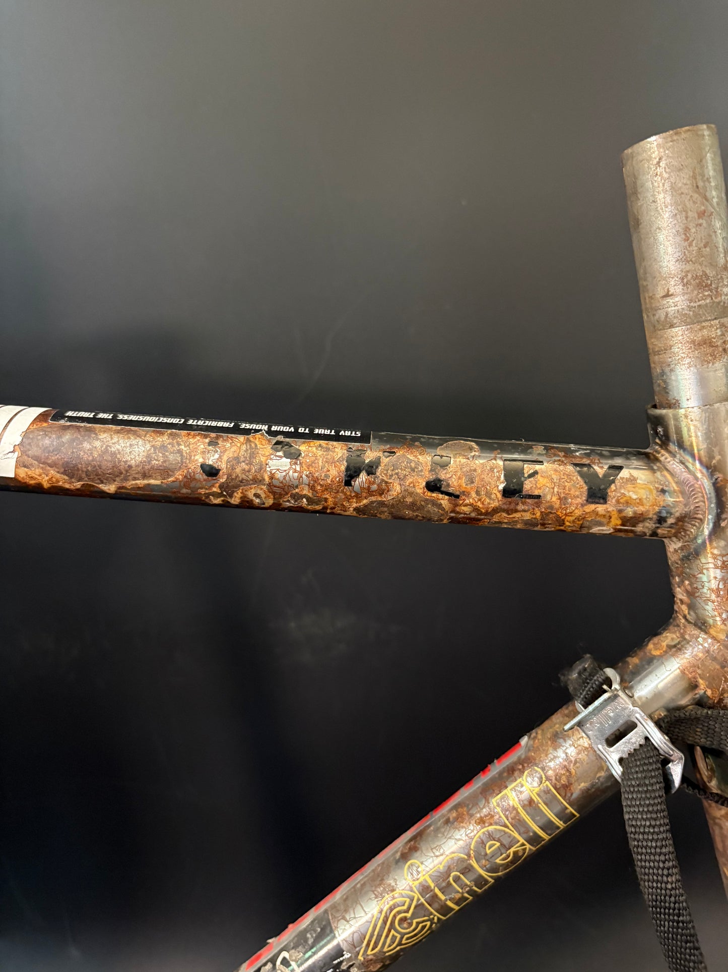 Chas’ Cinelli Mash Work Frameset Raw Prototype #2 55cm